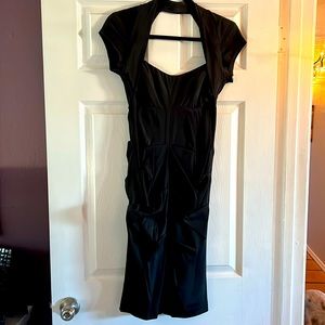 Black cocktail dress